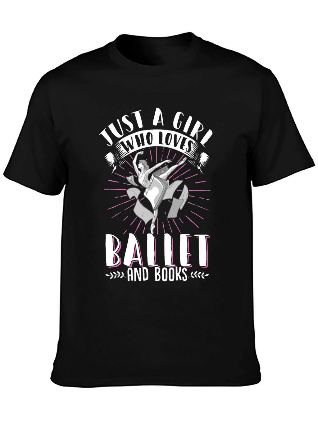 Ballet and Books Graphic Tee