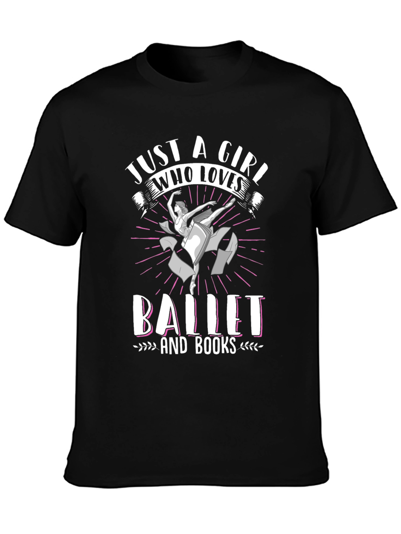 Ballet and Books Graphic Tee
