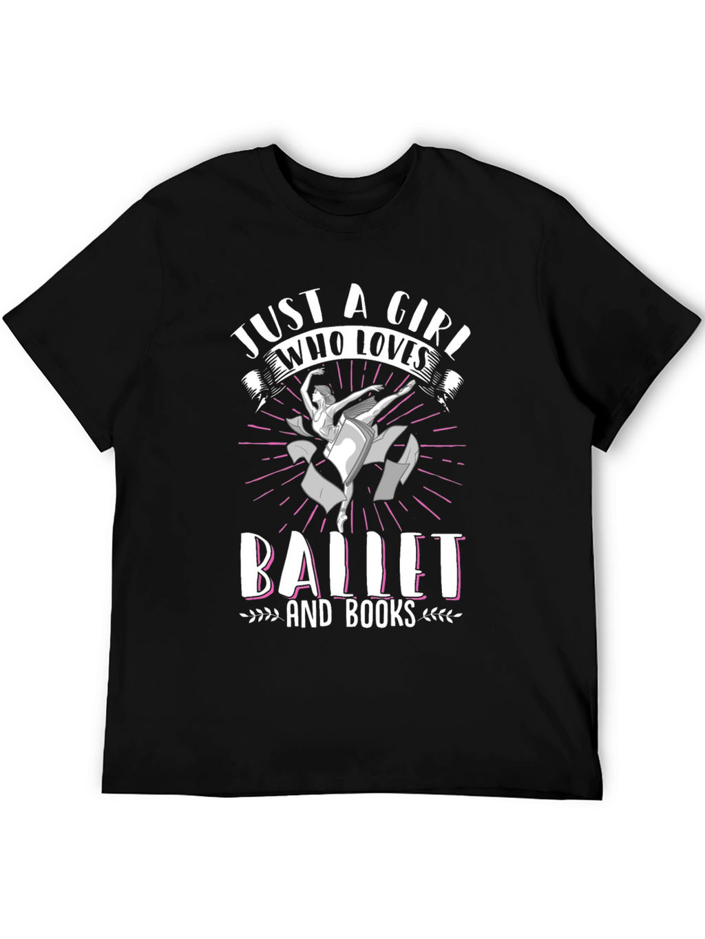 Ballet and Books Graphic Tee