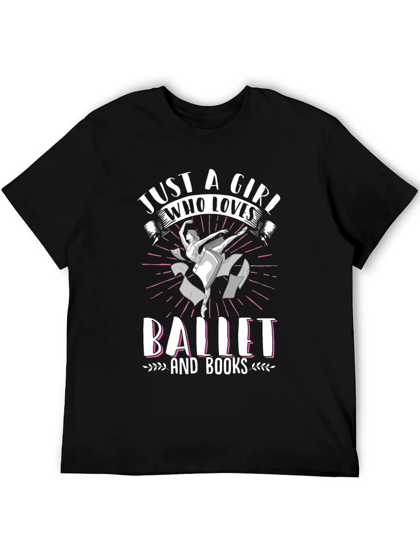 Ballet and Books Graphic Tee