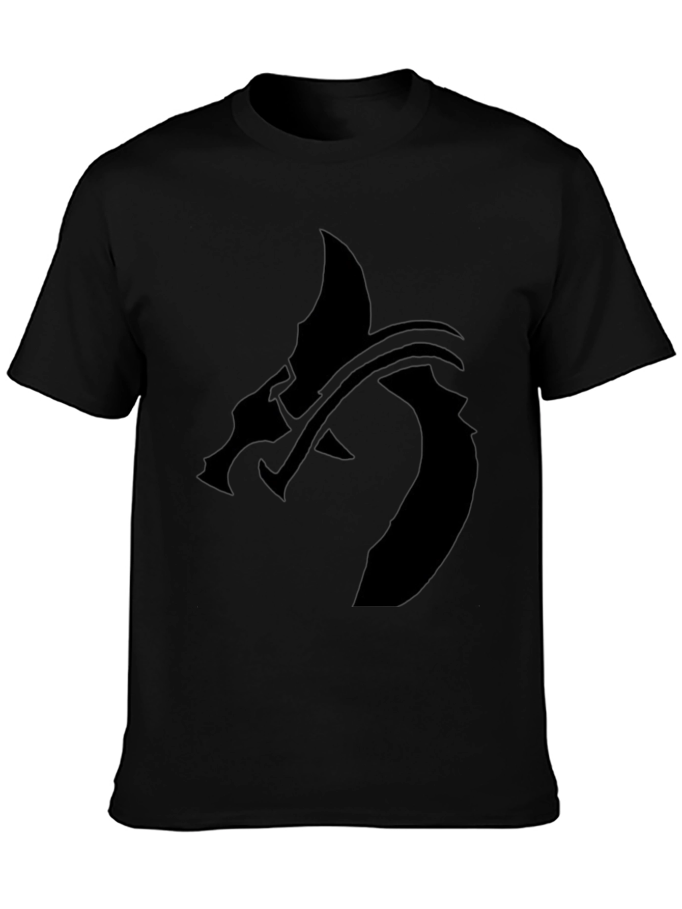 Dragon Silhouette Black T-Shirt