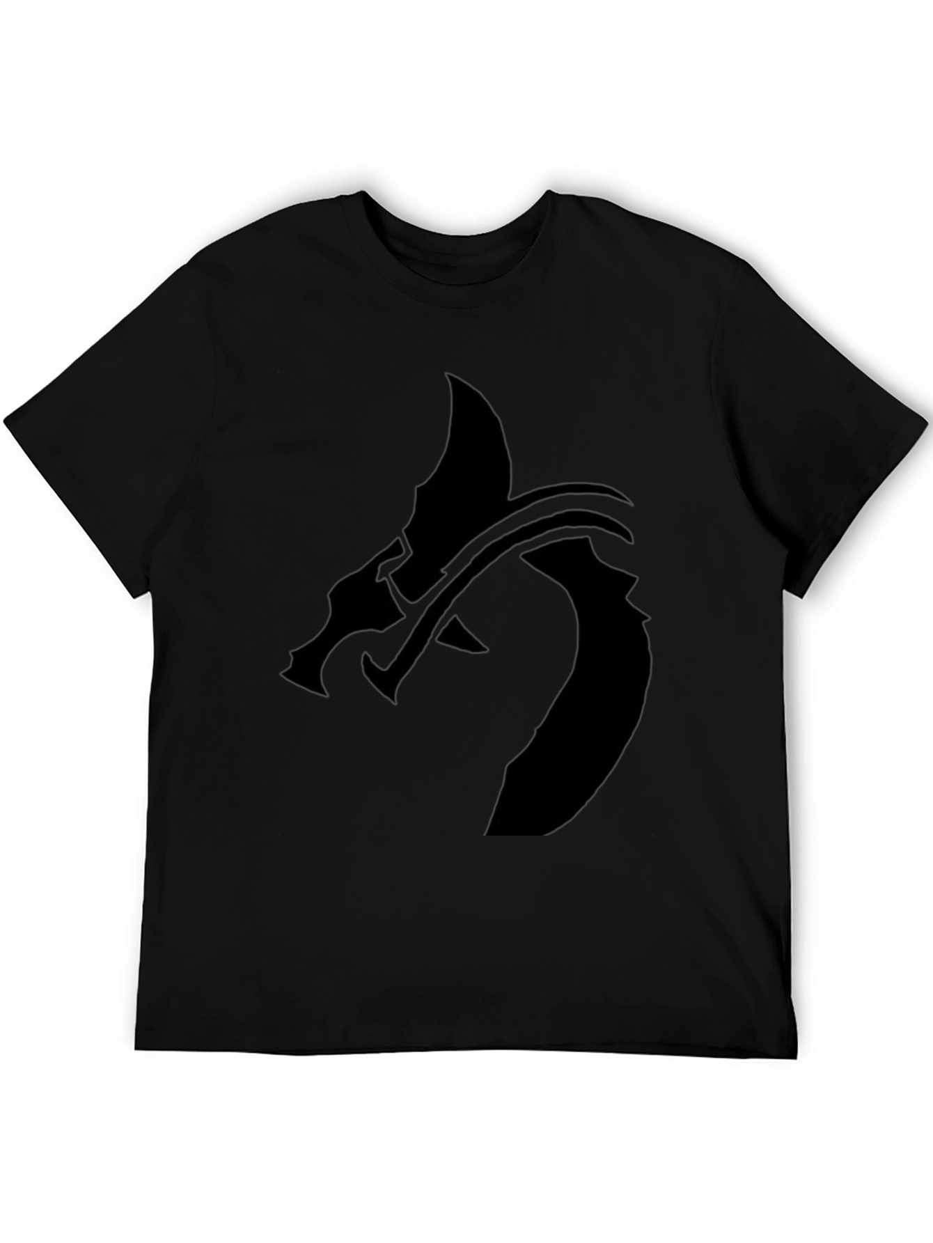 Dragon Silhouette Black T-Shirt