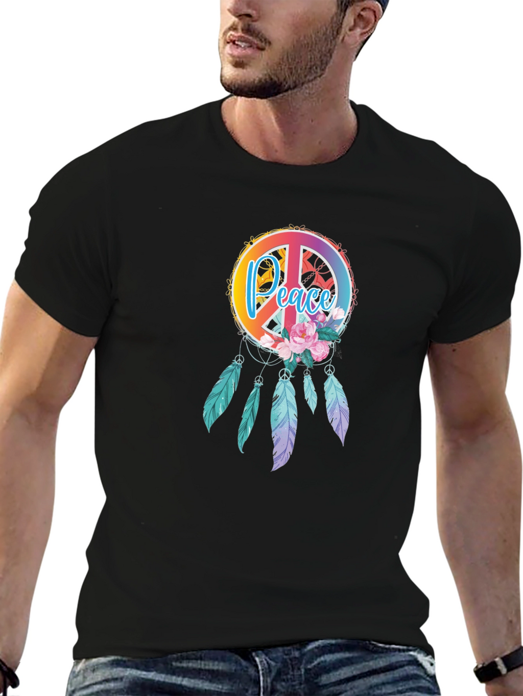 Peace Dreamcatcher Graphic Tee