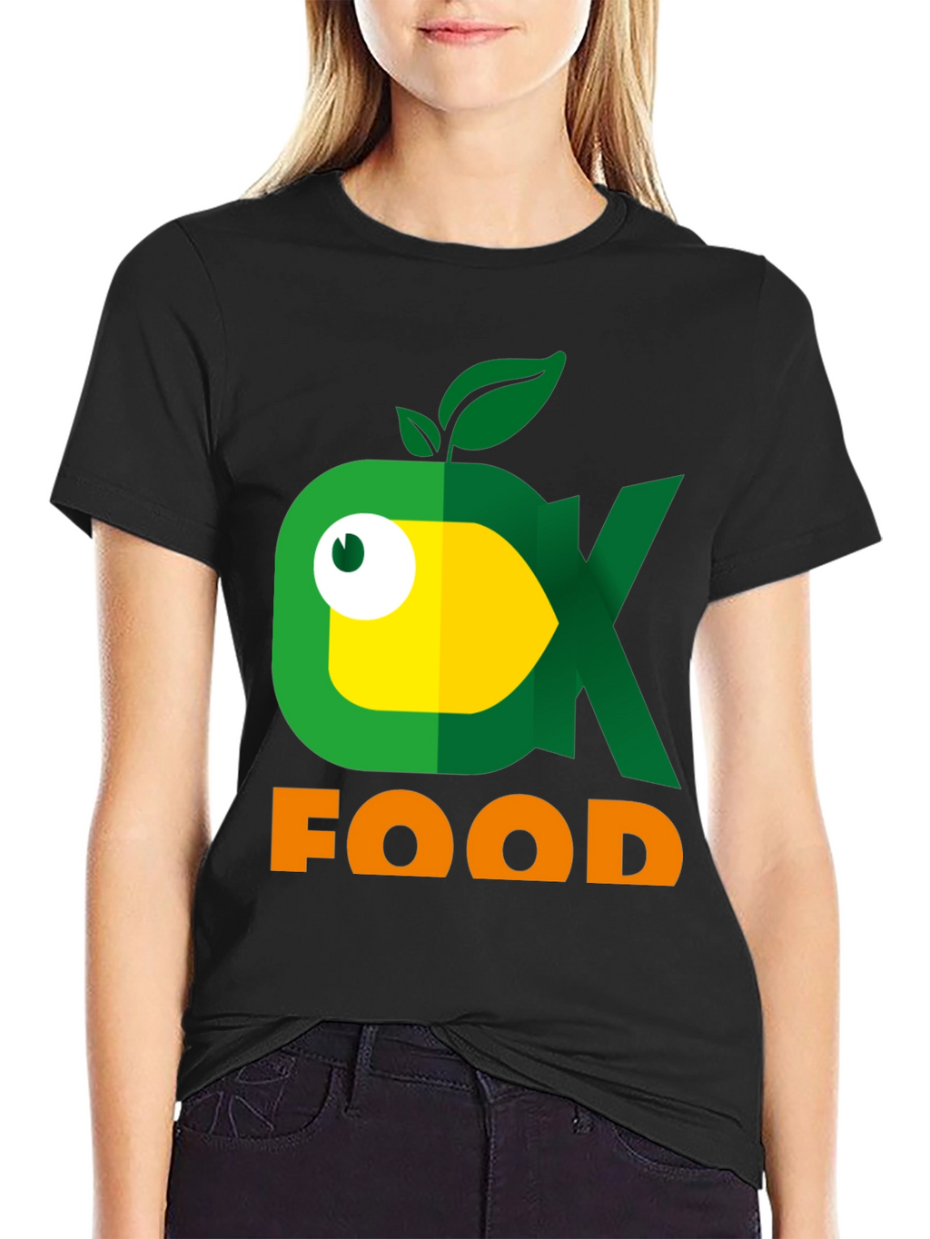 Eco Food T-Shirt - Cute Fish Logo!