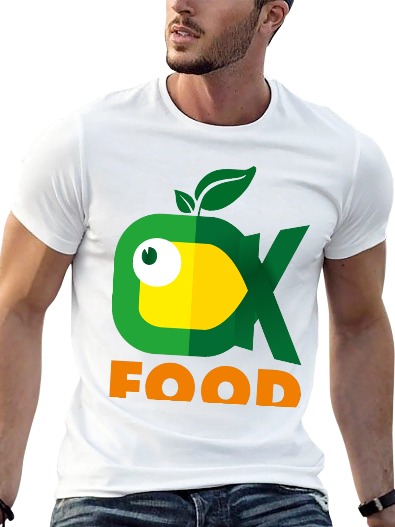 Eco Food T-Shirt - Cute Fish Logo!