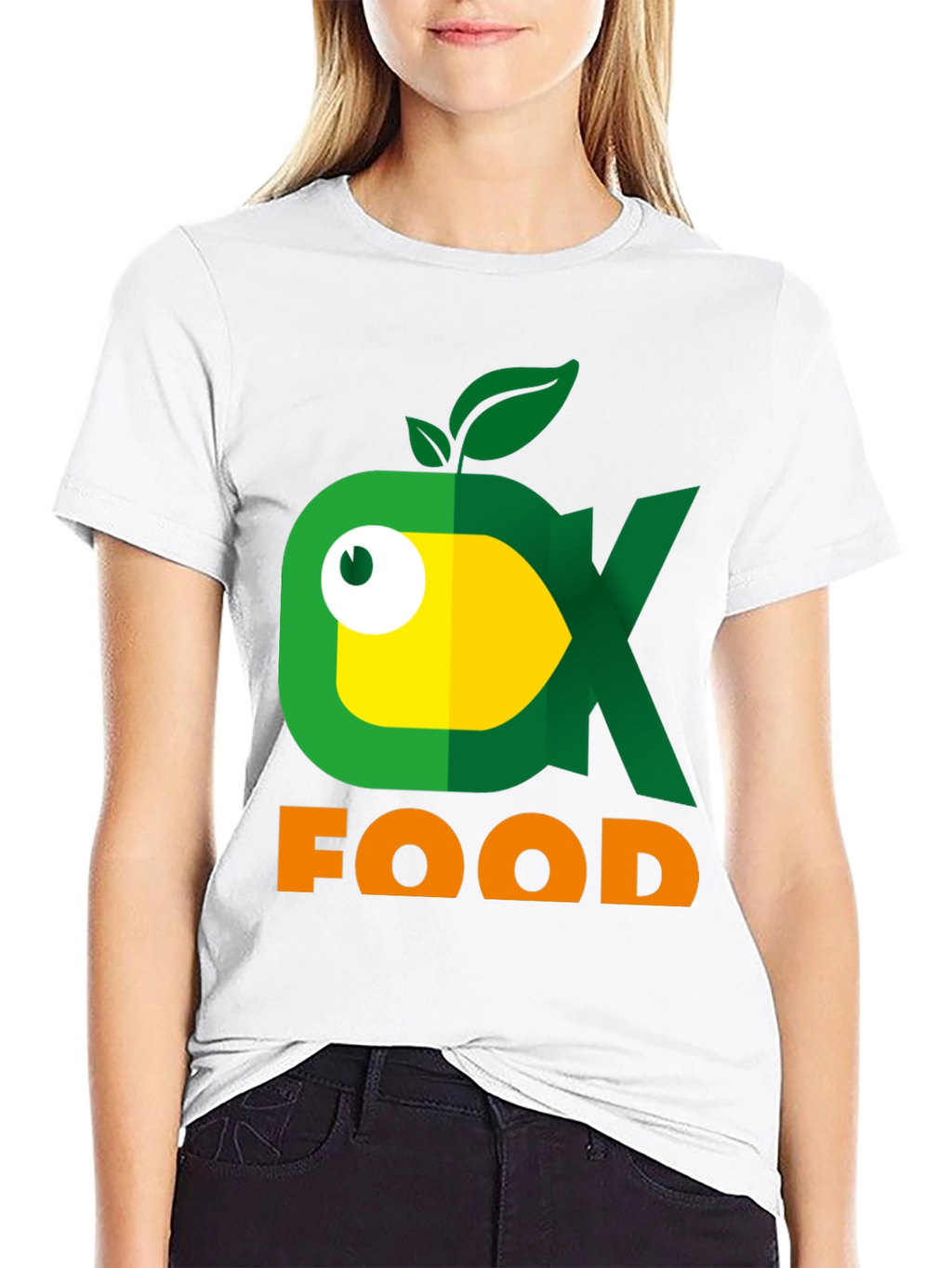 Eco Food T-Shirt - Cute Fish Logo!