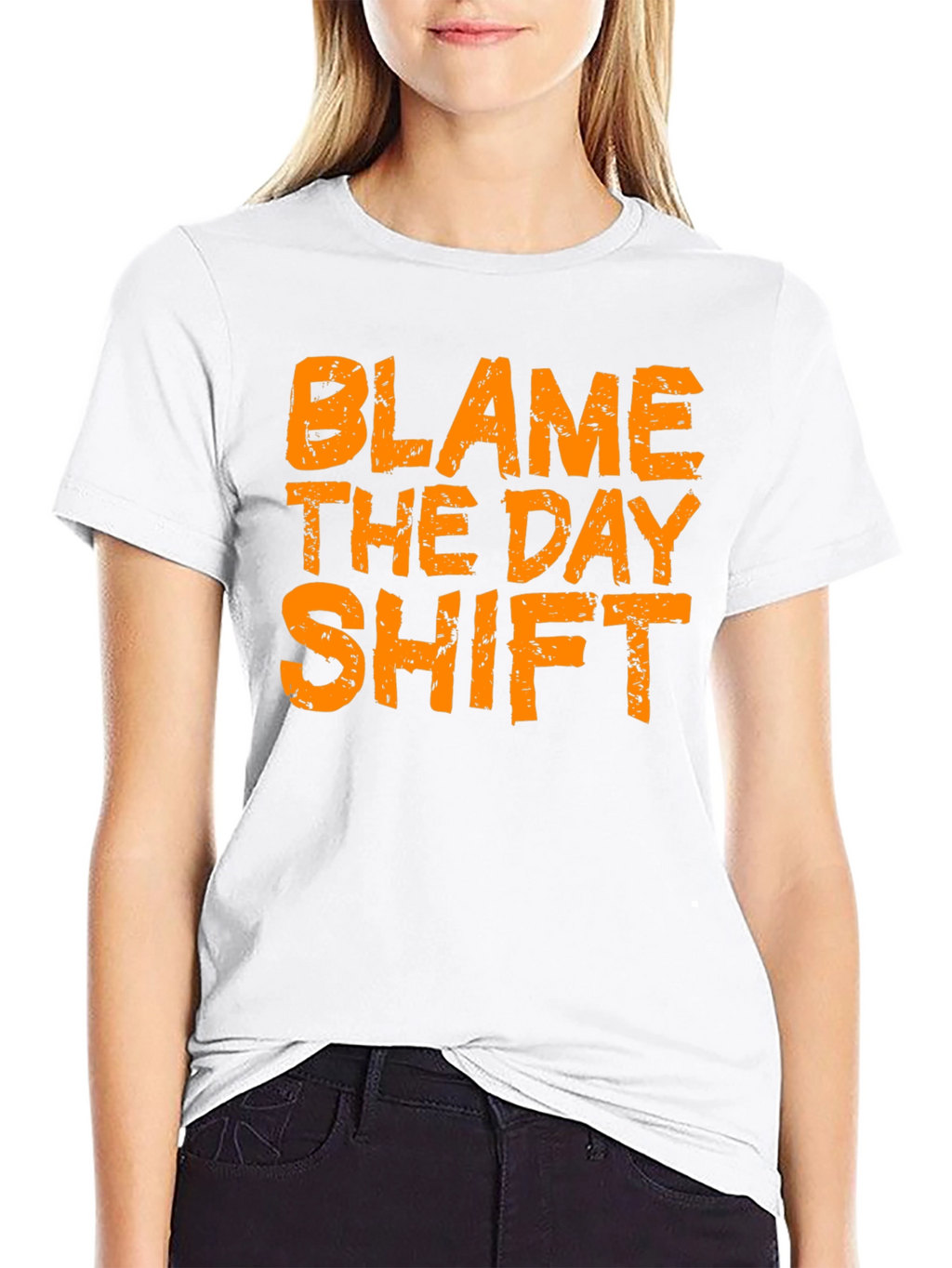 Blame the Day Shift Black T-Shirt