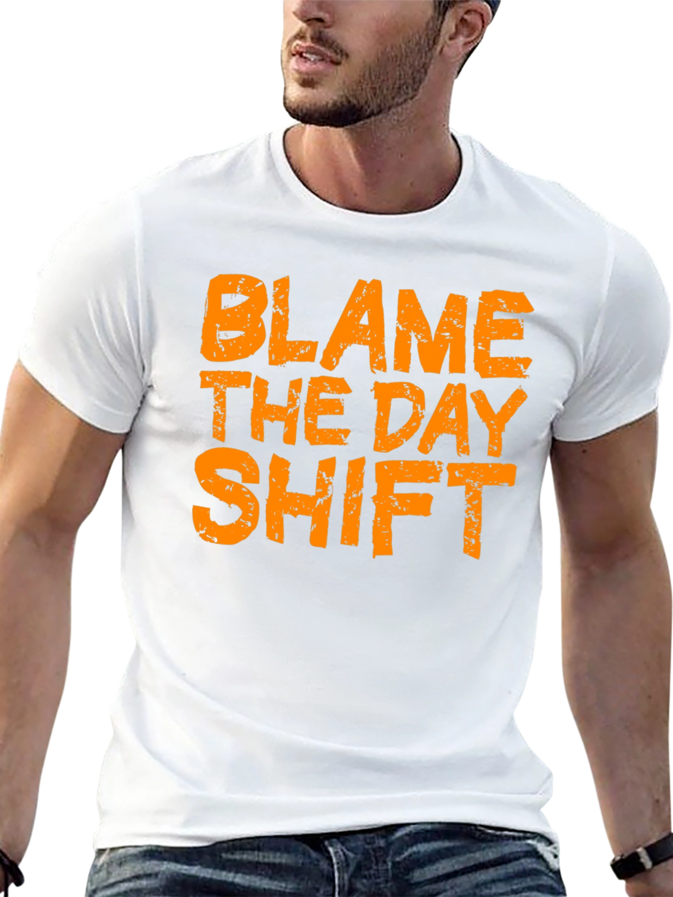 Blame the Day Shift Black T-Shirt