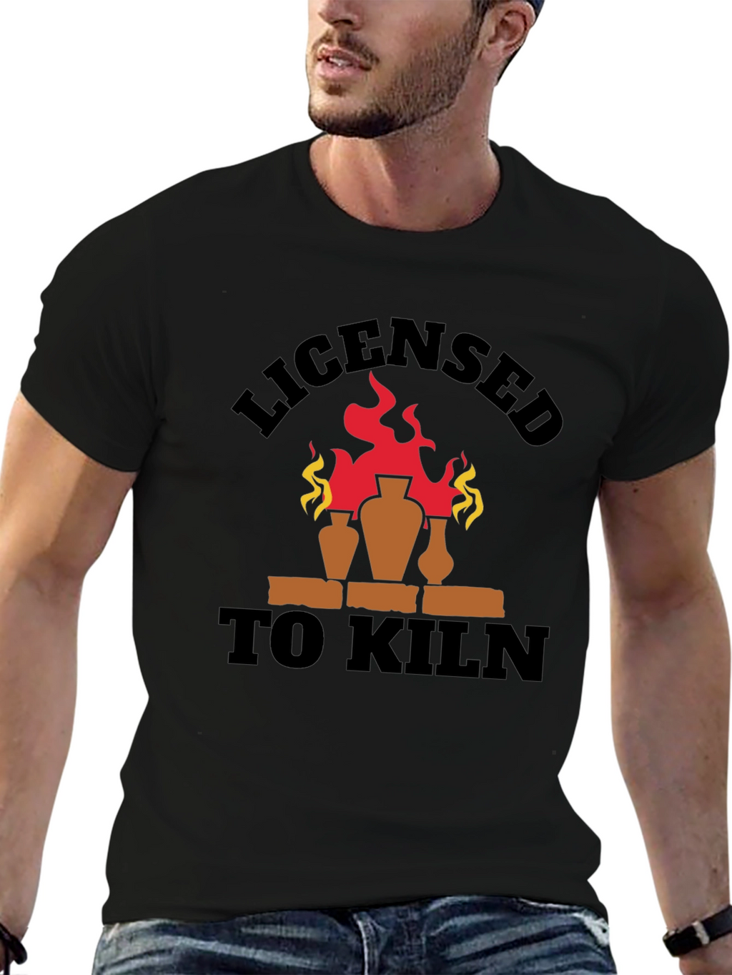 Licensed To Kiln Funny Pottery T-Shirt