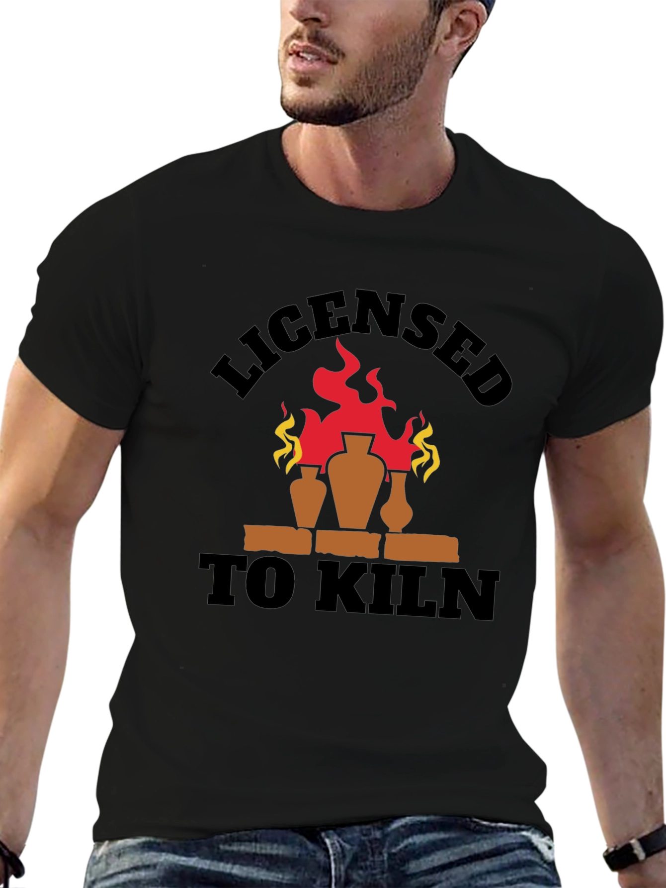 Licensed To Kiln Funny Pottery T-Shirt