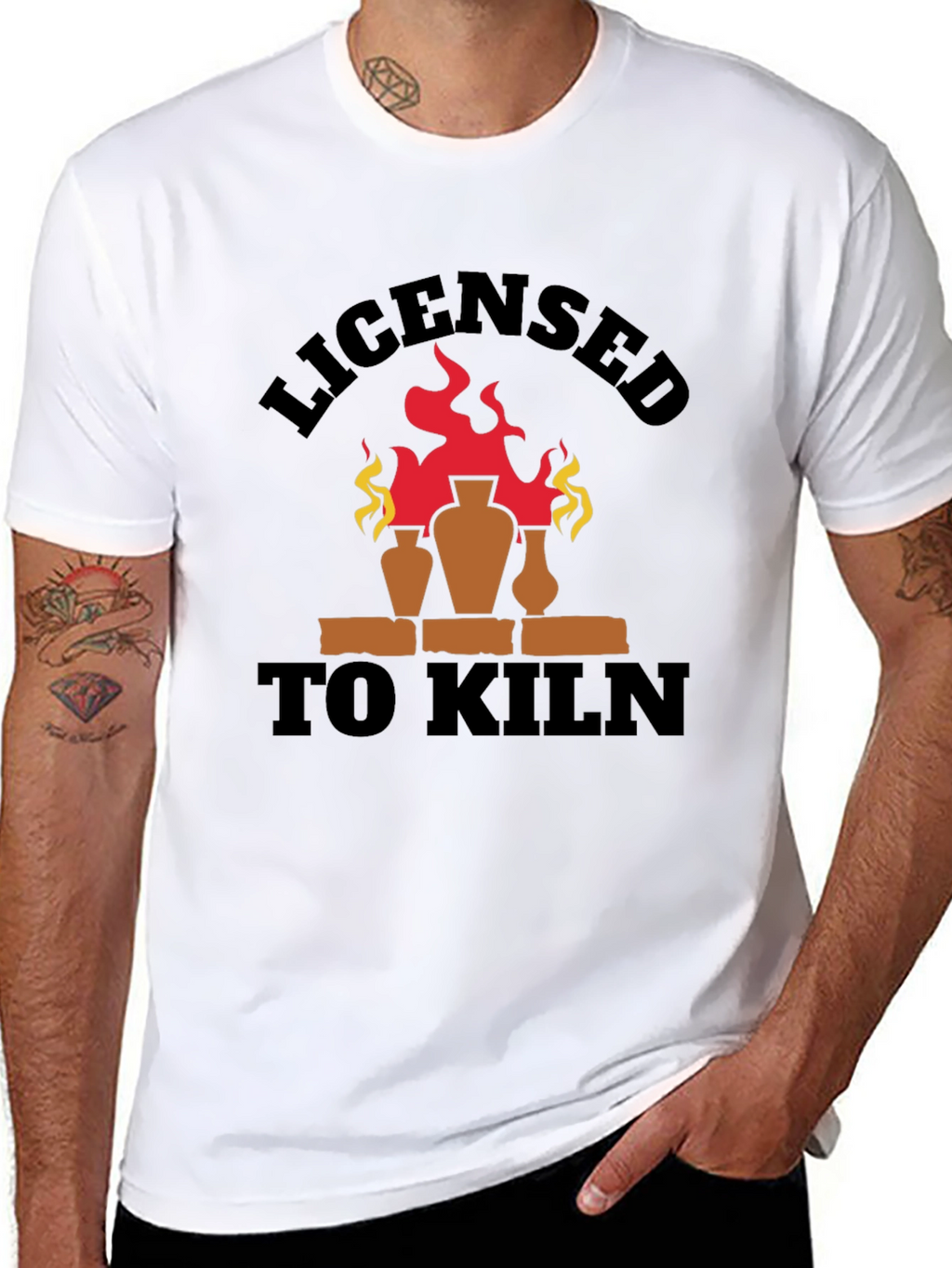 Licensed To Kiln Funny Pottery T-Shirt