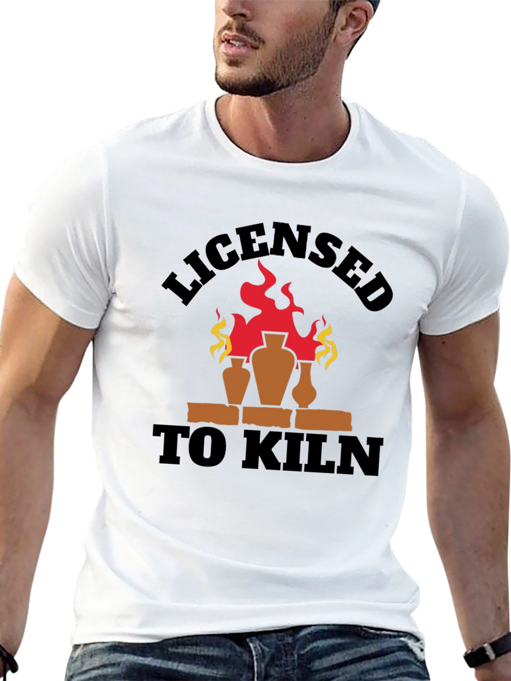 Licensed To Kiln Funny Pottery T-Shirt
