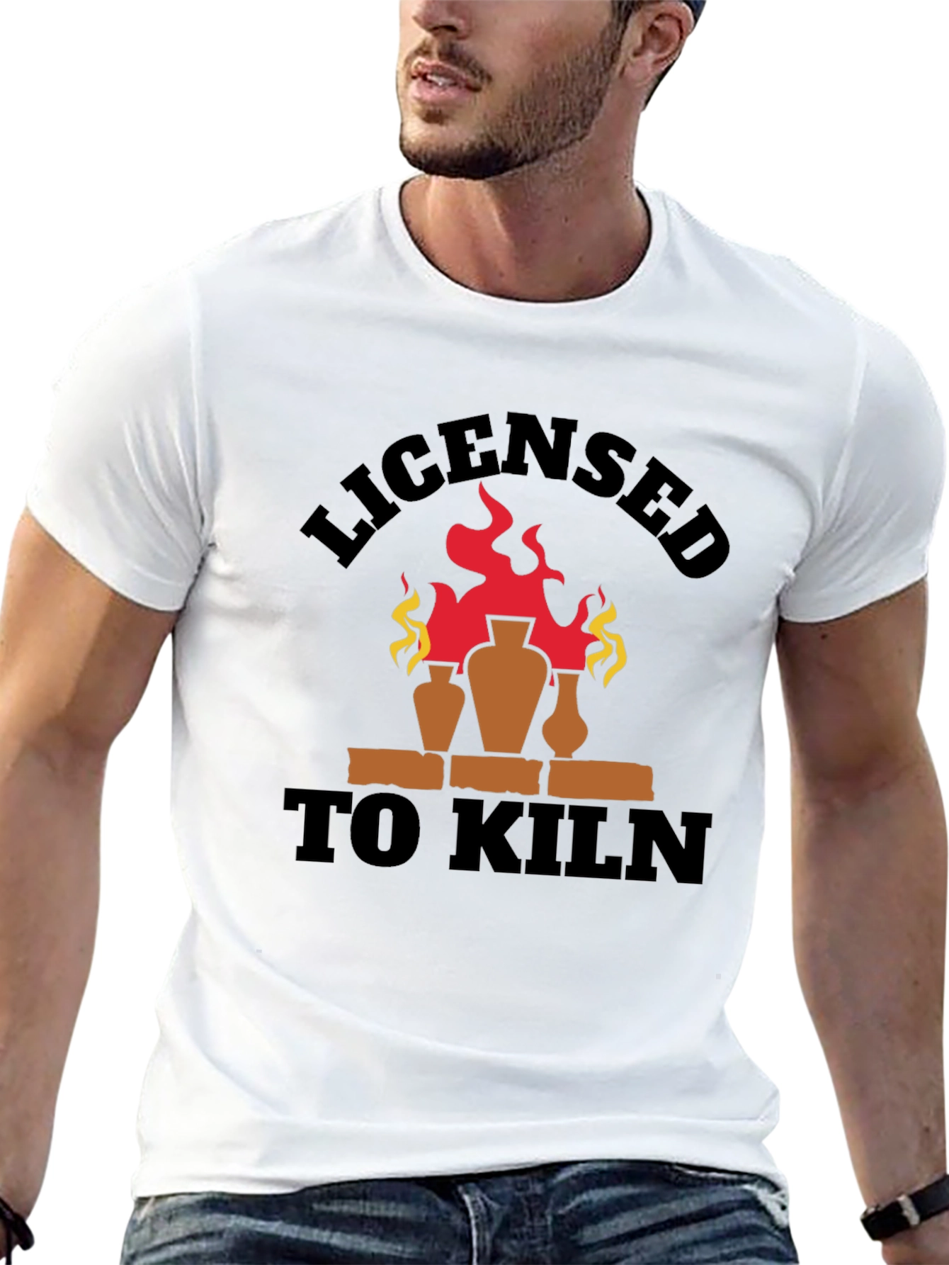 Licensed To Kiln Funny Pottery T-Shirt
