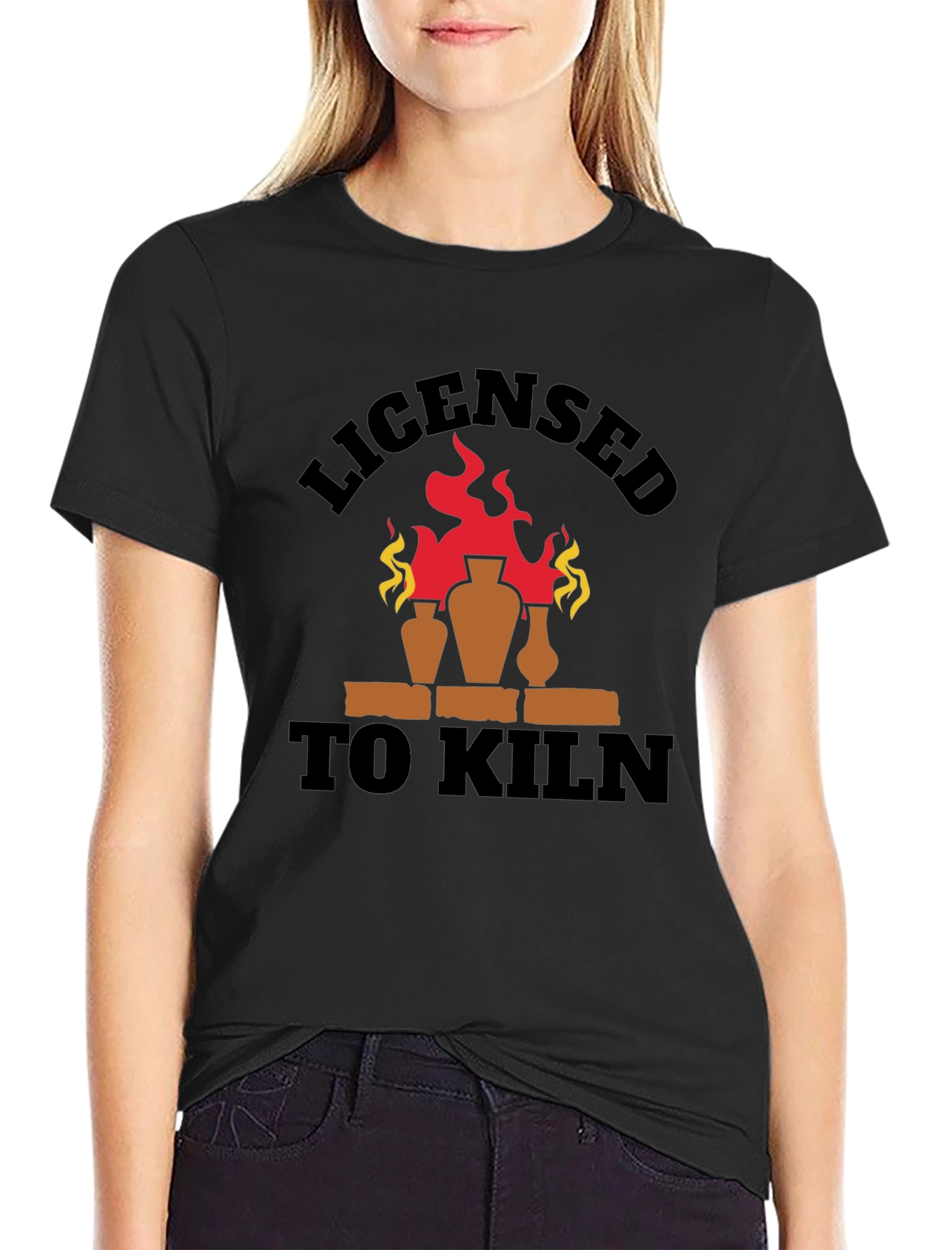 Licensed To Kiln Funny Pottery T-Shirt