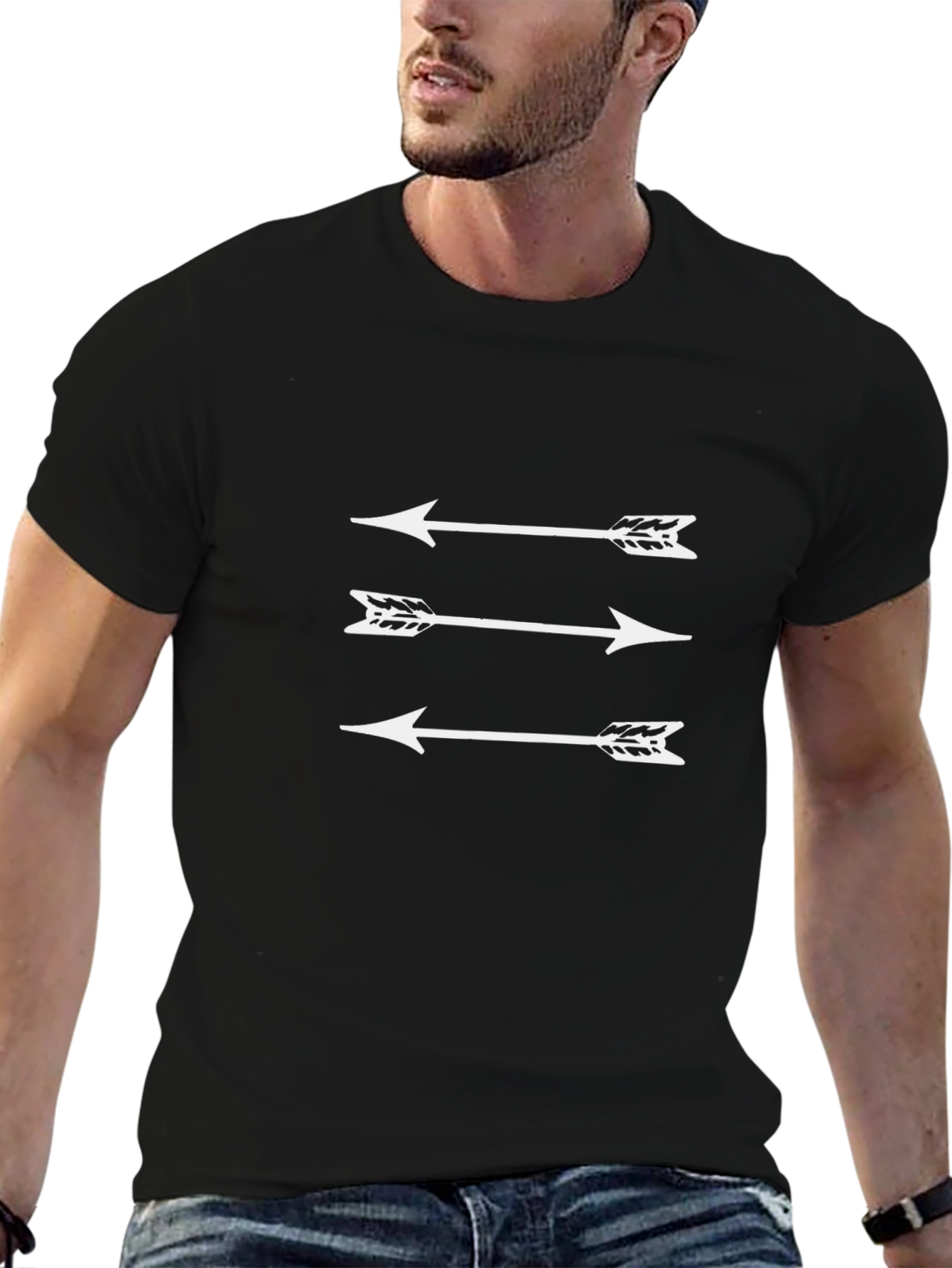 Arrows Graphic Tee - Modern Minimalist Design
