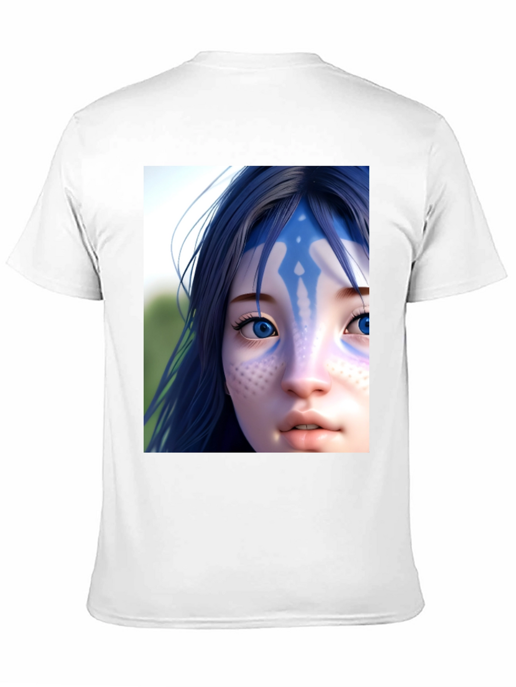 Avatar Character Graphic Tee - Black Cotton Blend Shirt