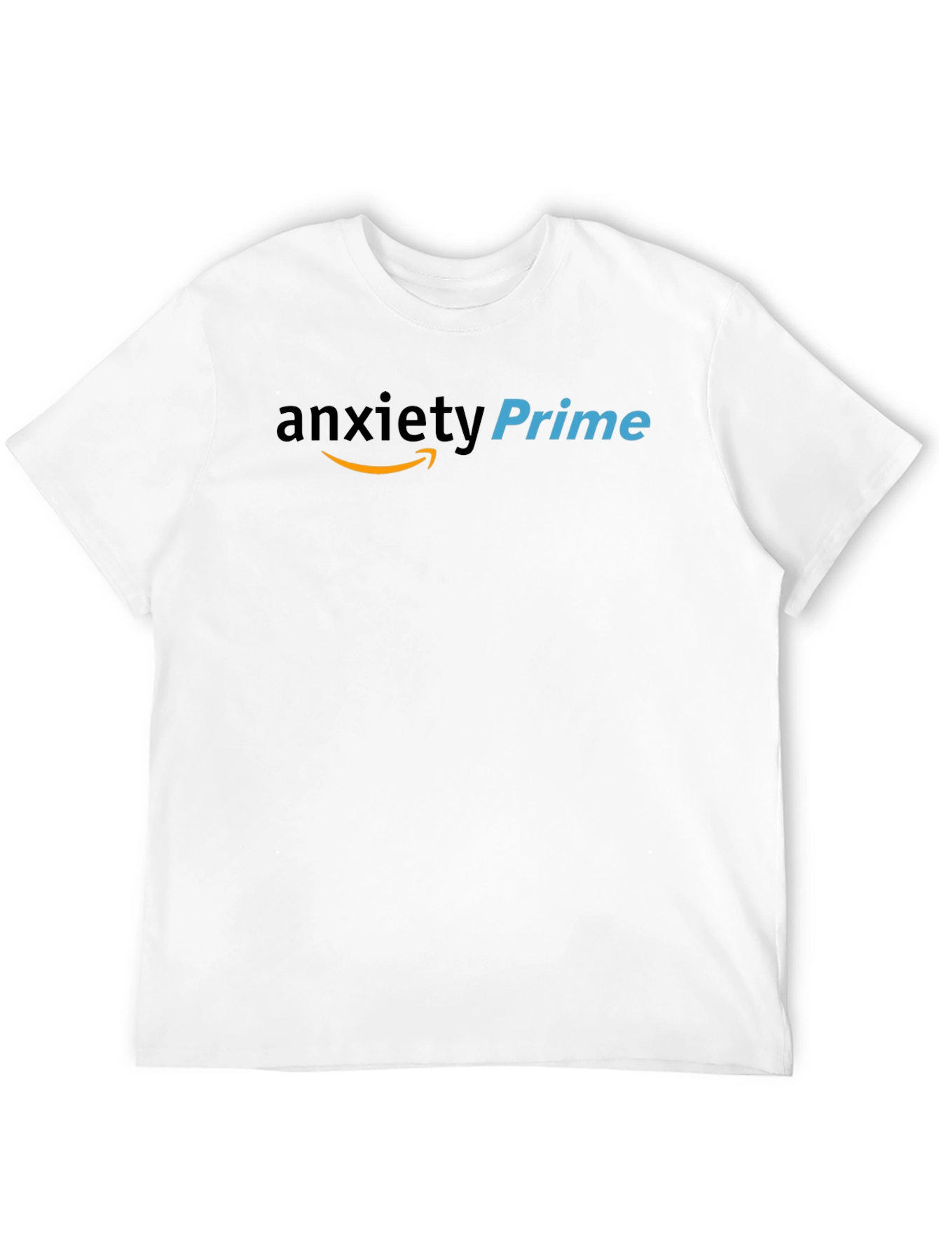 Anxiety Prime Black T-Shirt: Humorous Graphic Tee
