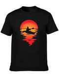 Sunset Kayak Graphic Tee - Adventure Ready!