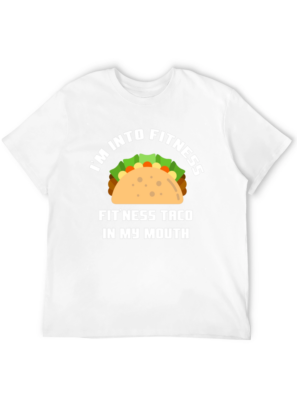 Fitness Taco Graphic Tee - Funny Workout Shirt