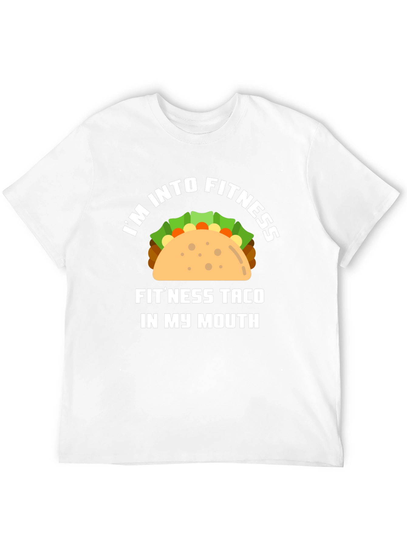 Fitness Taco Graphic Tee - Funny Workout Shirt