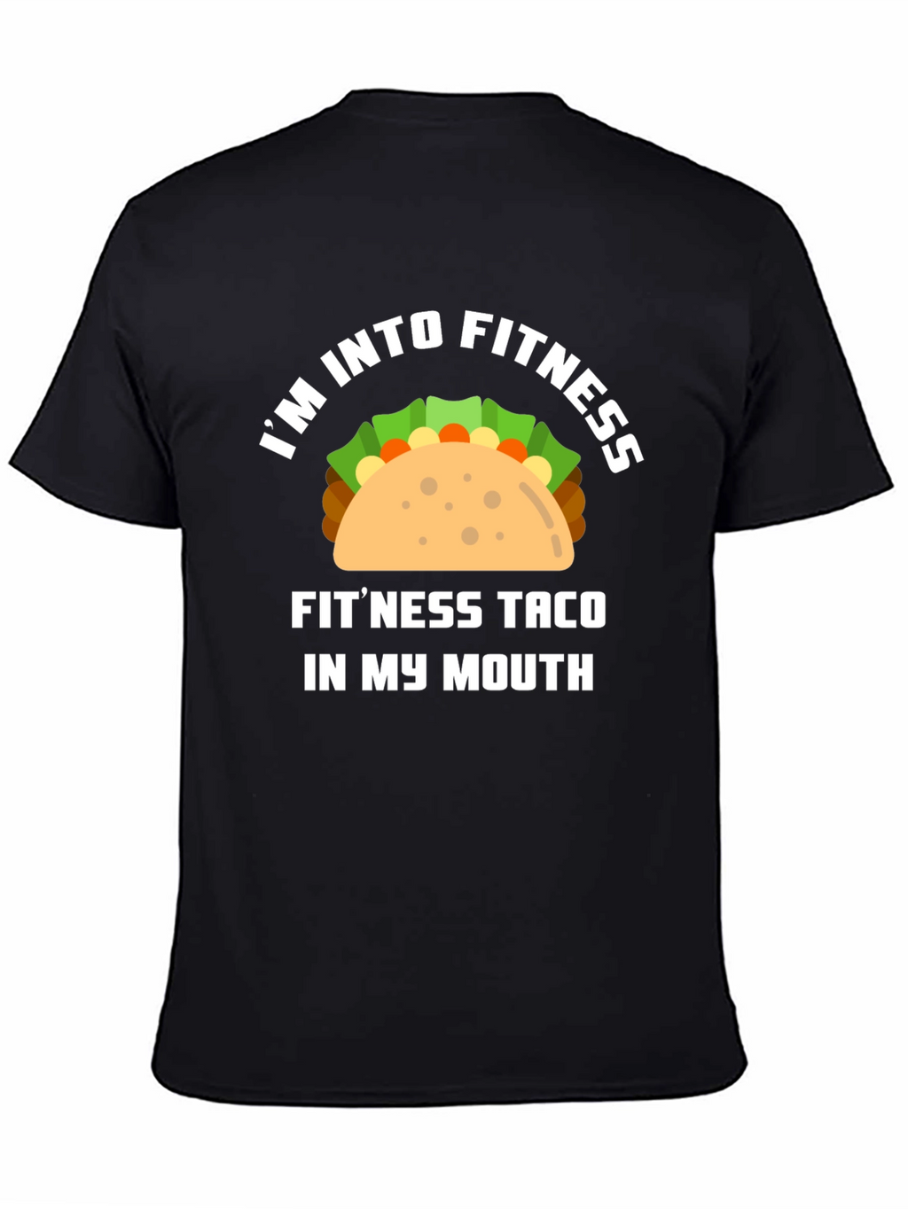Fitness Taco Graphic Tee - Funny Workout Shirt