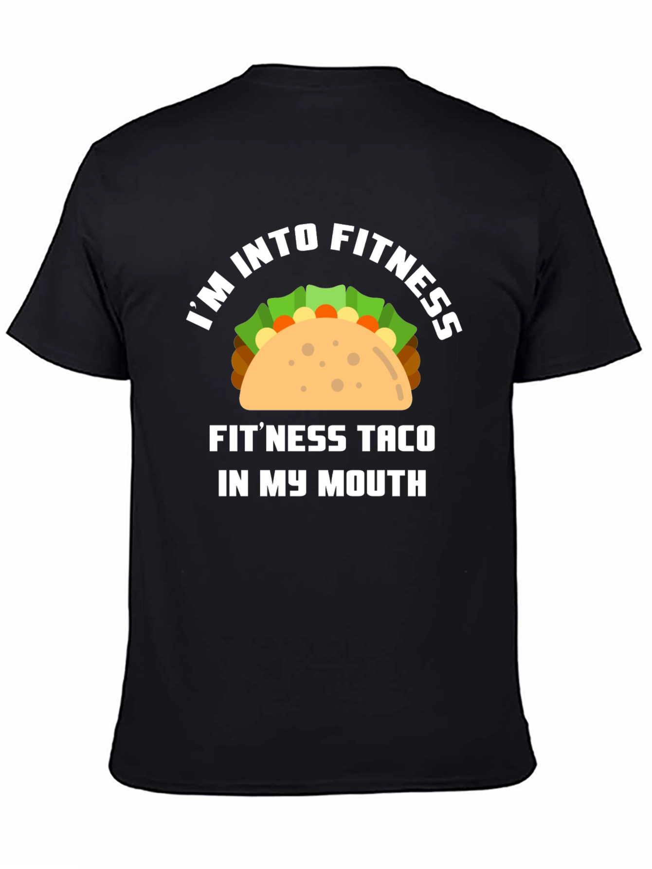 Fitness Taco Graphic Tee - Funny Workout Shirt