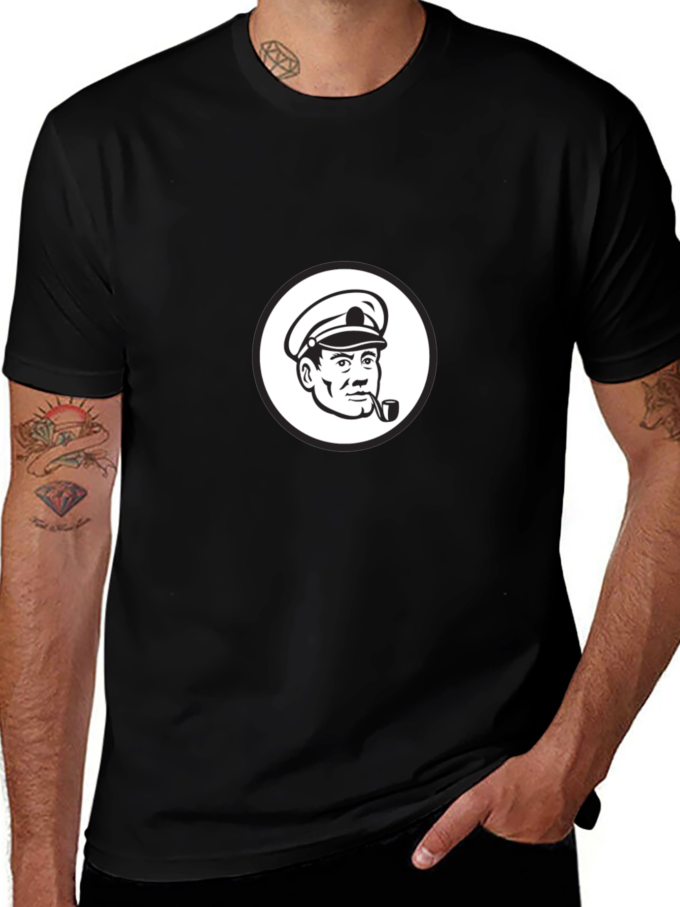 Captain Graphic Tee - Retro Style