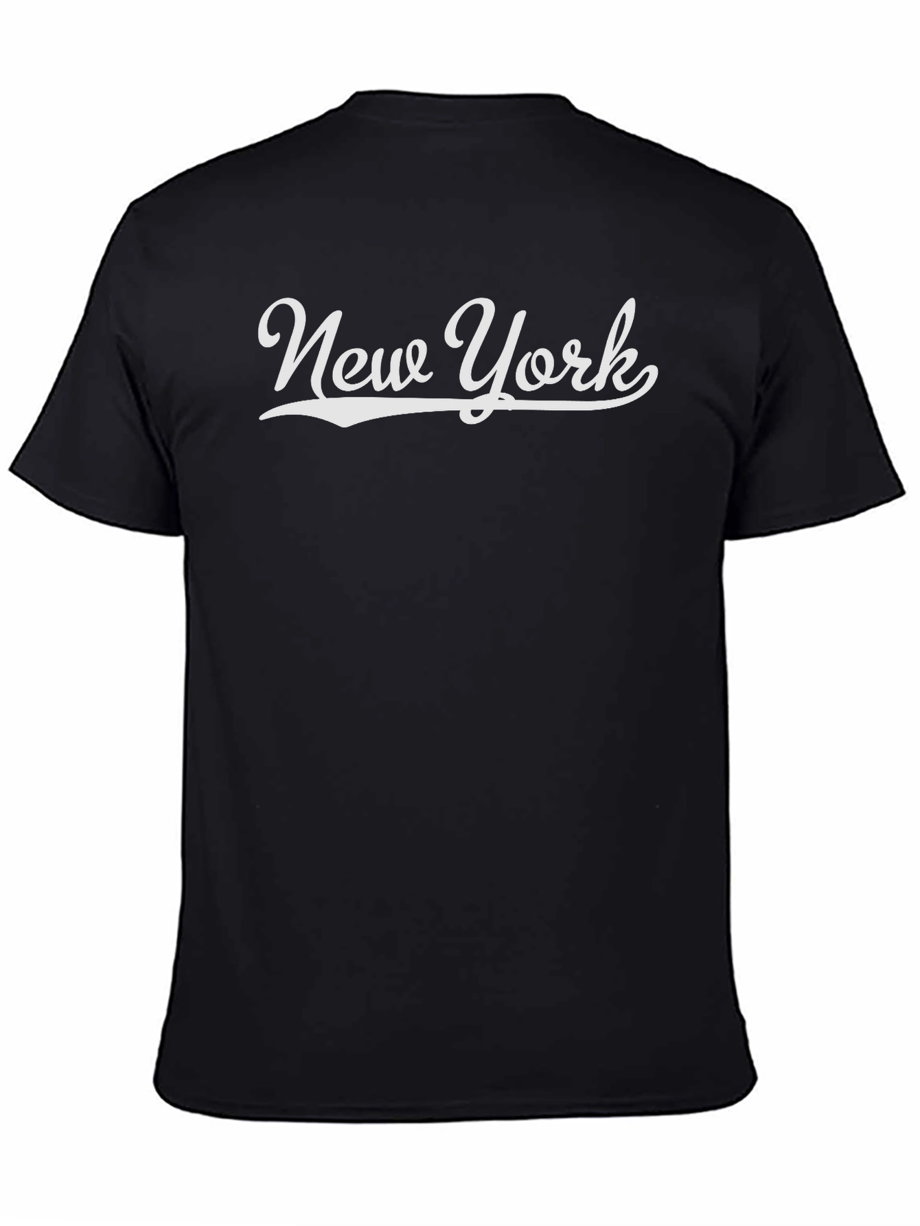 New York Script Style Graphic T-Shirt - Classic Design