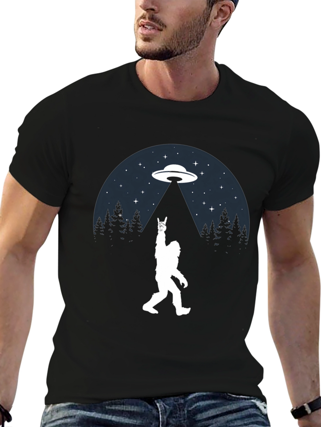 Sasquatch UFO T-Shirt