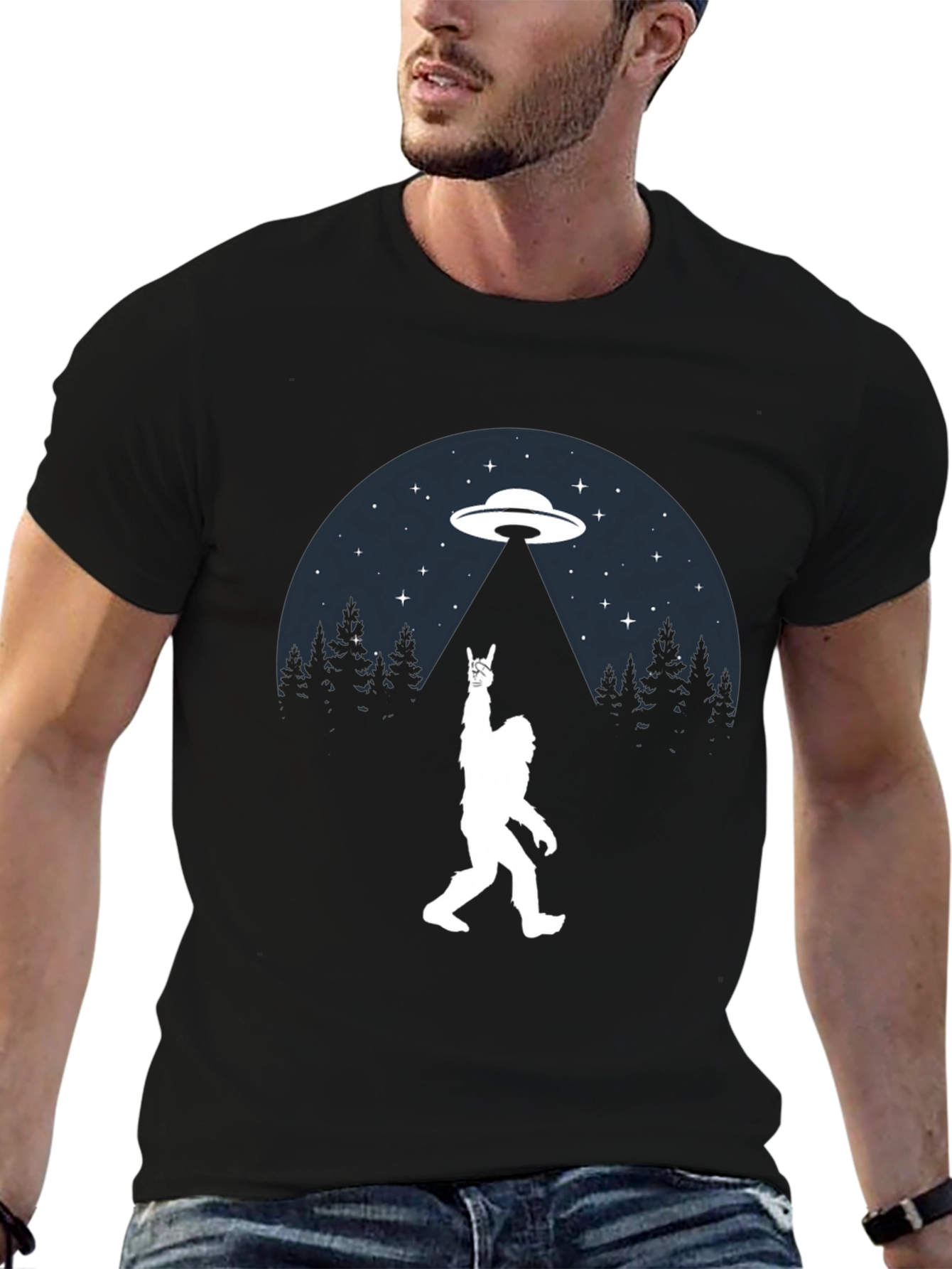 Sasquatch UFO T-Shirt