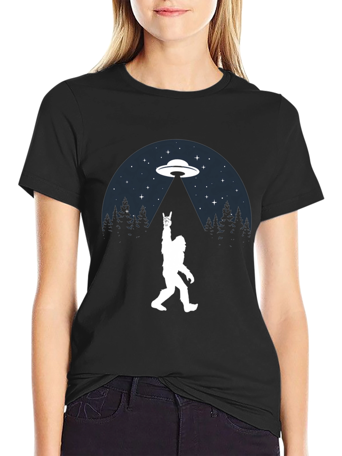 Sasquatch UFO T-Shirt