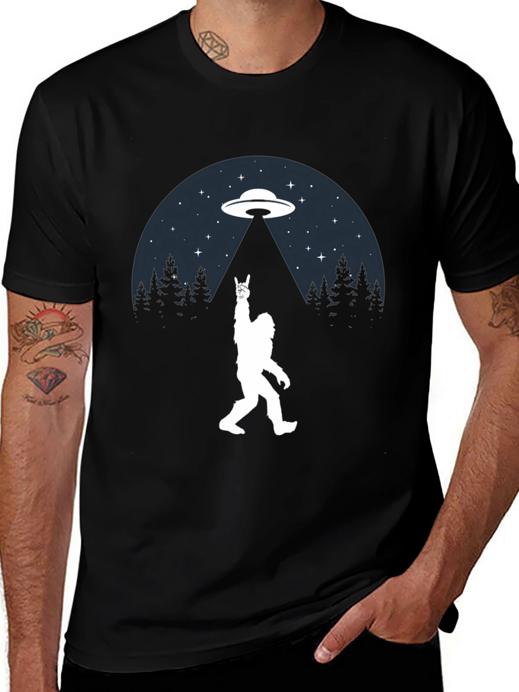 Sasquatch UFO T-Shirt