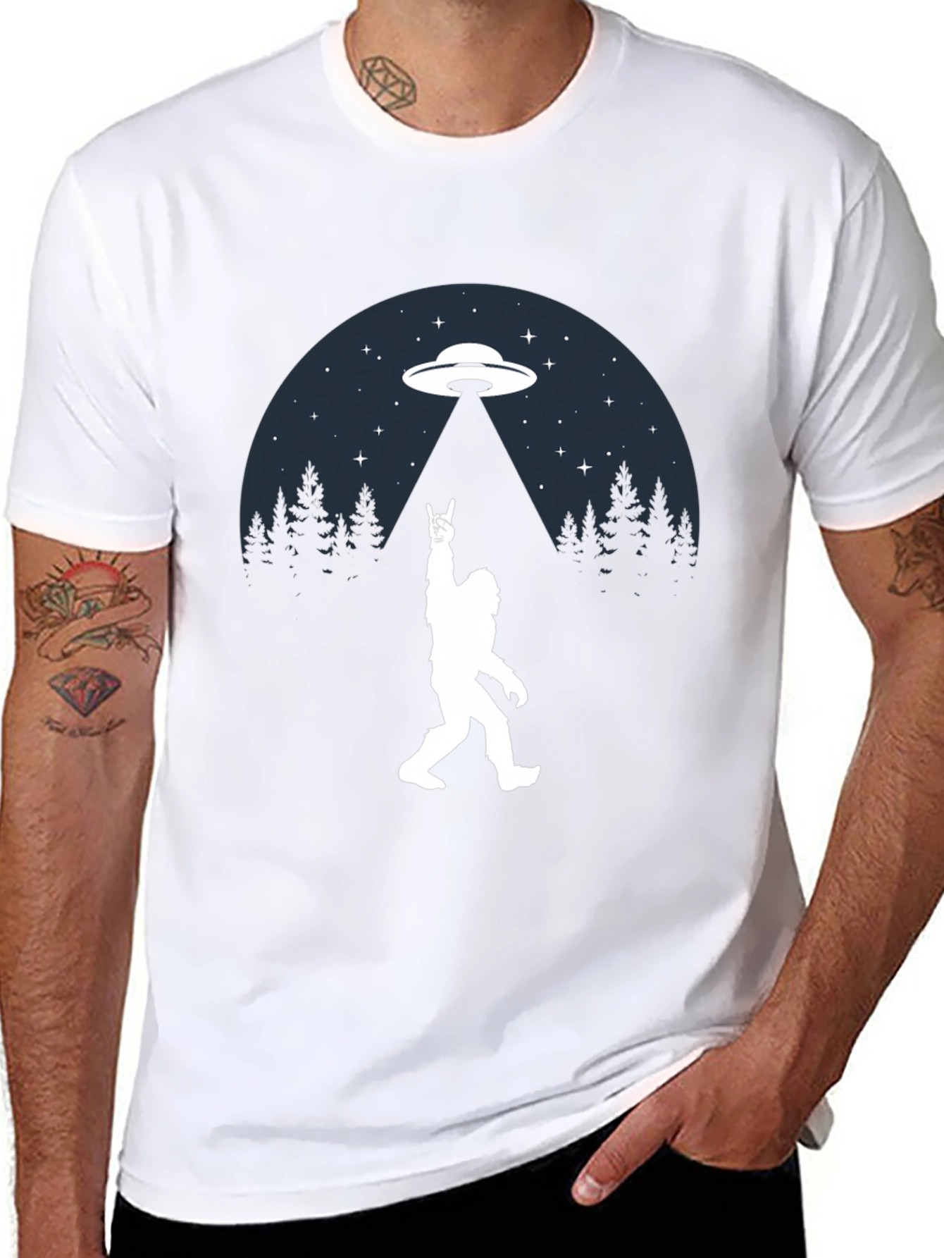 Sasquatch UFO T-Shirt