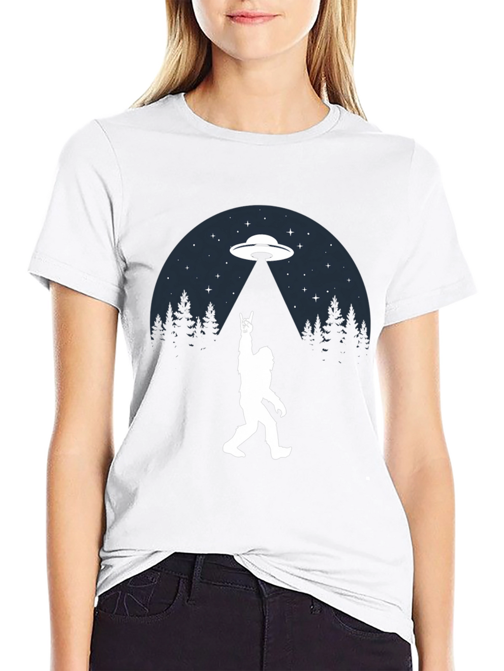 Sasquatch UFO T-Shirt
