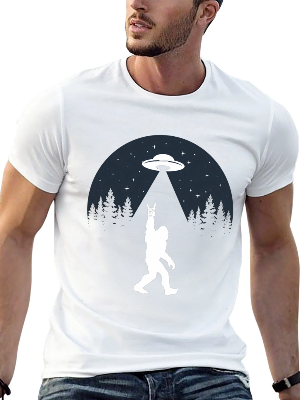 Sasquatch UFO T-Shirt
