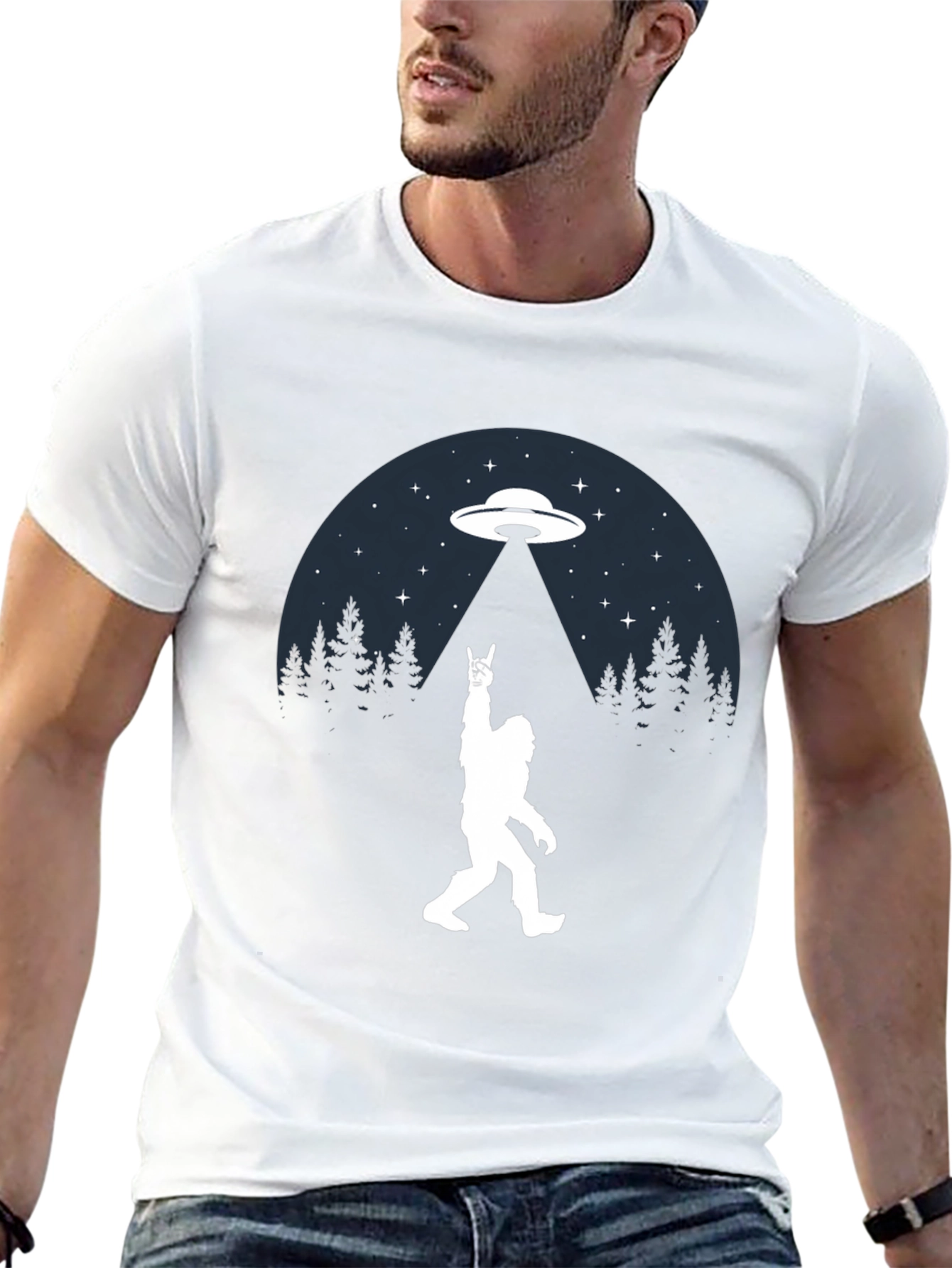 Sasquatch UFO T-Shirt