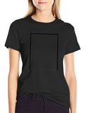 Bottom Line Black Tee