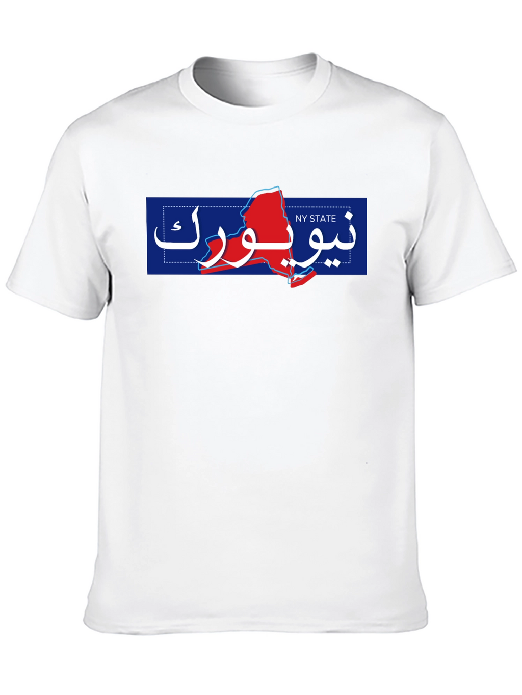 New York State Arabic Text T-Shirt