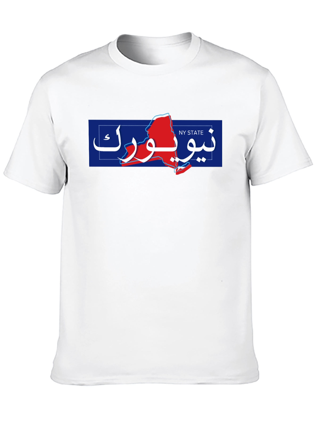 New York State Arabic Text T-Shirt