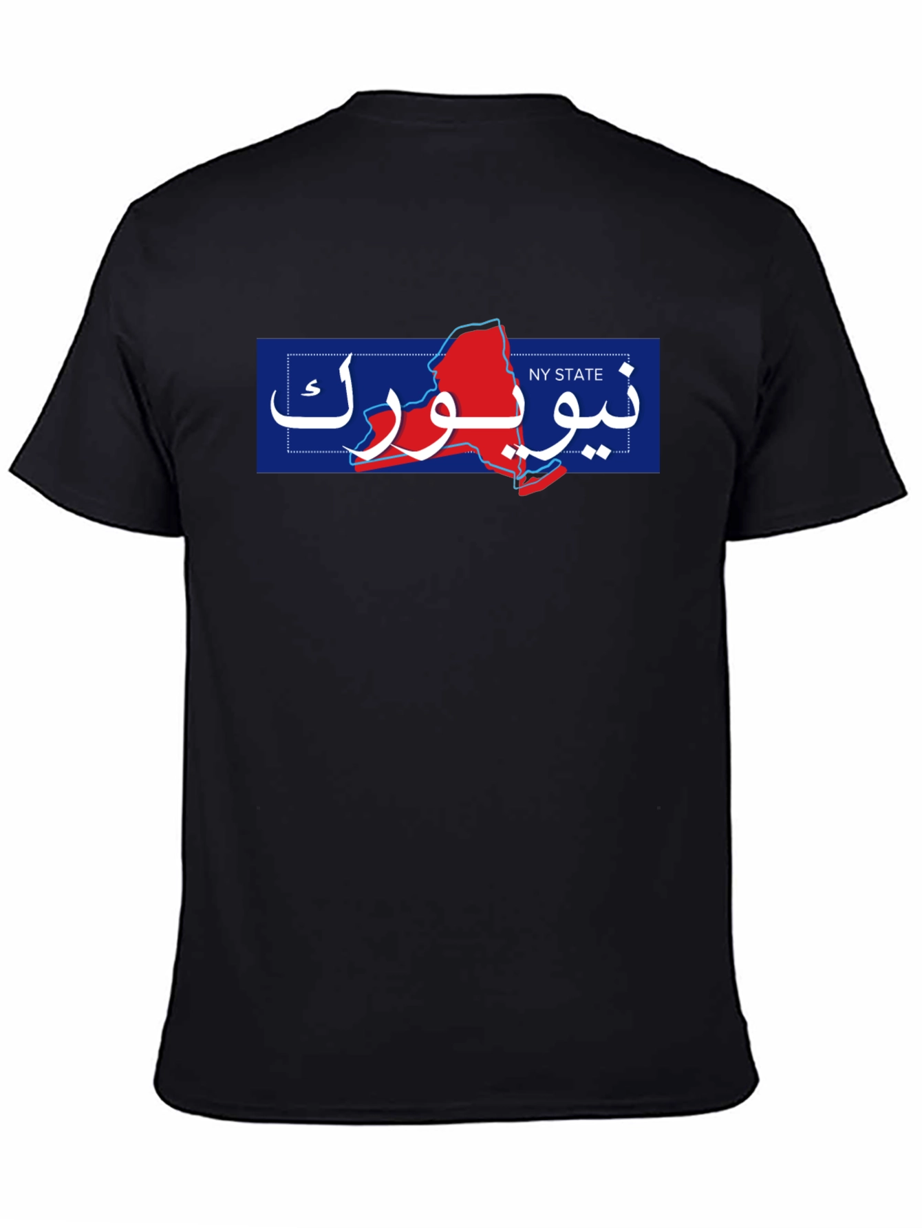 New York State Arabic Text T-Shirt