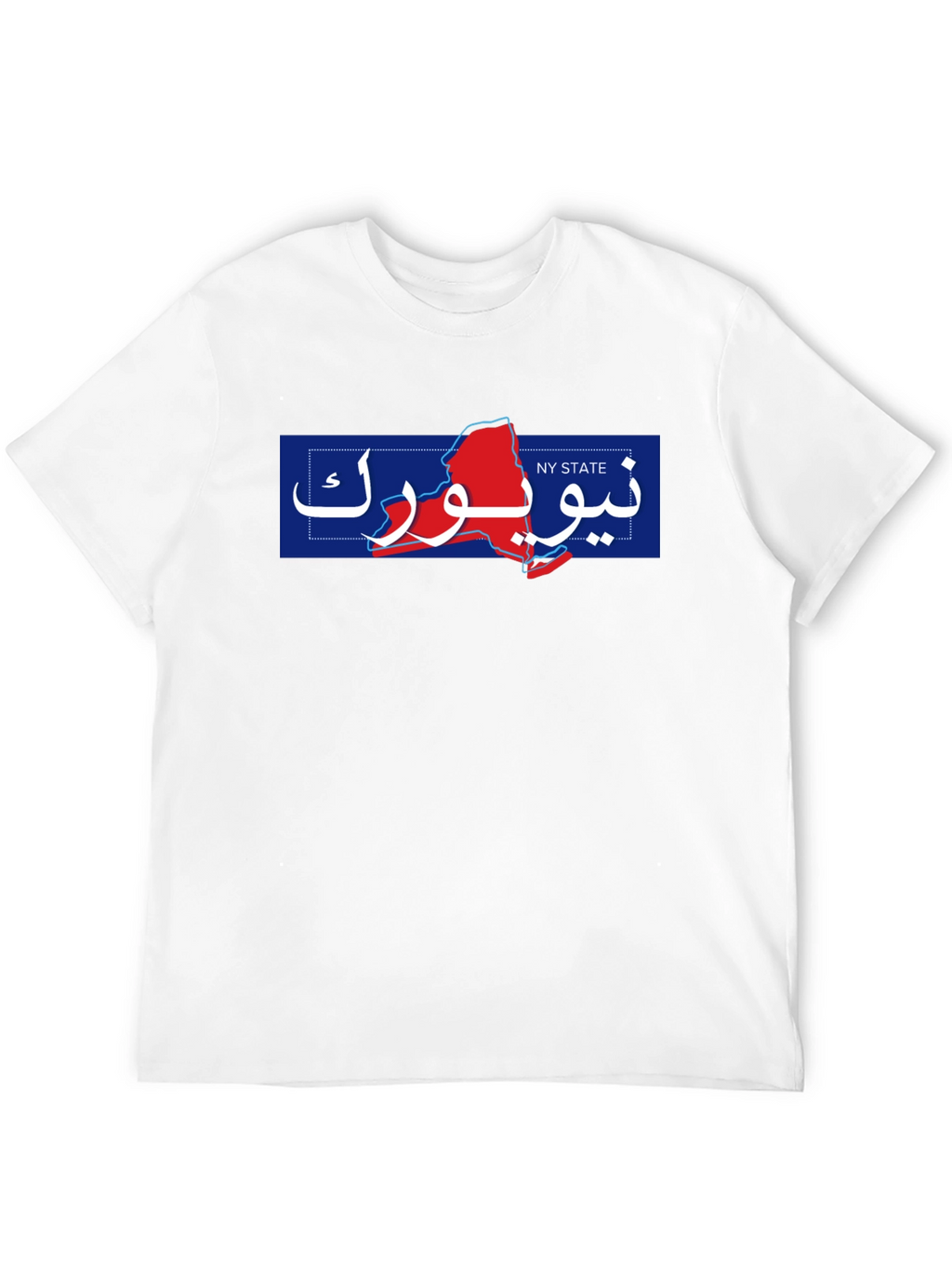 New York State Arabic Text T-Shirt