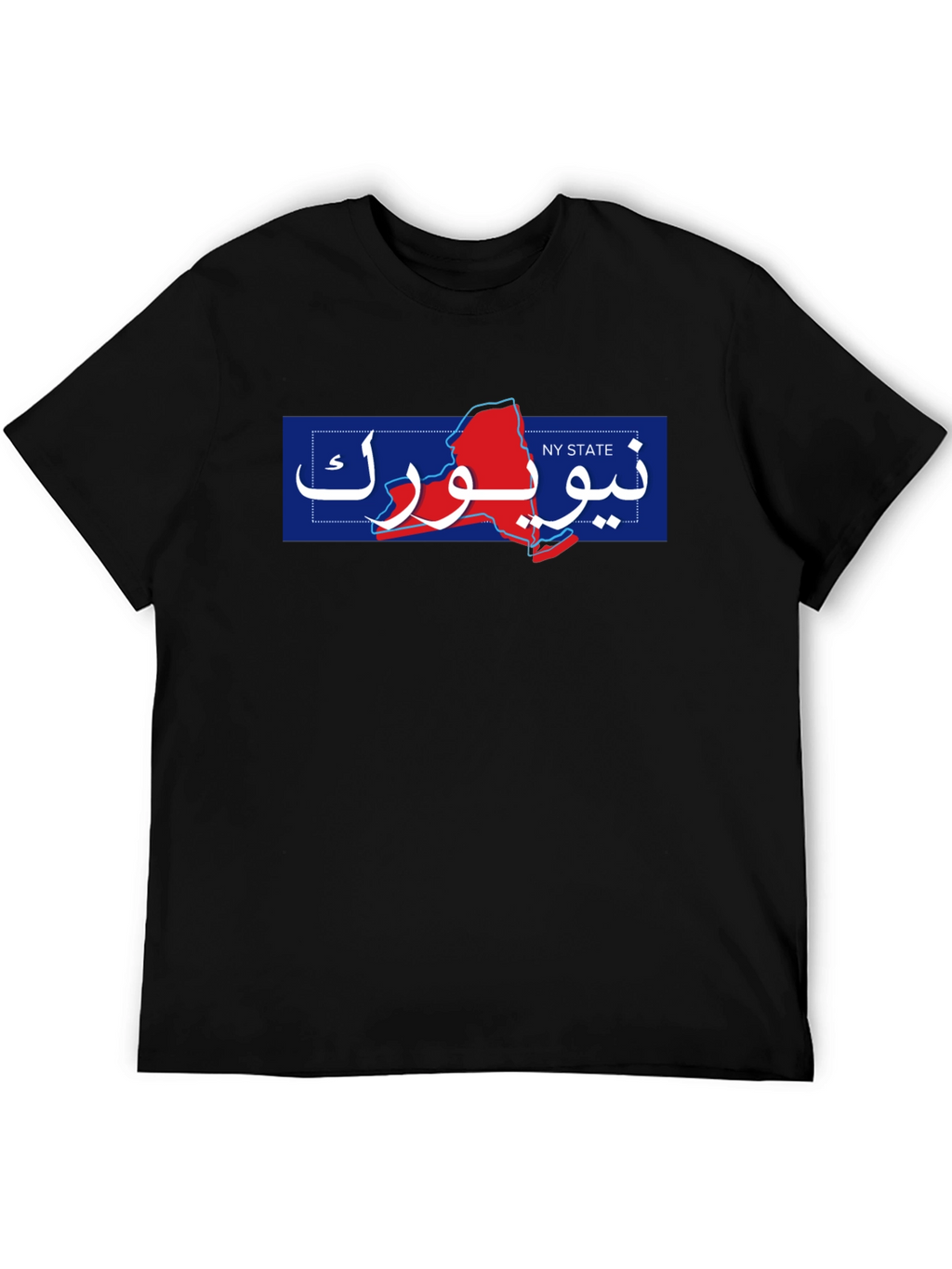 New York State Arabic Text T-Shirt