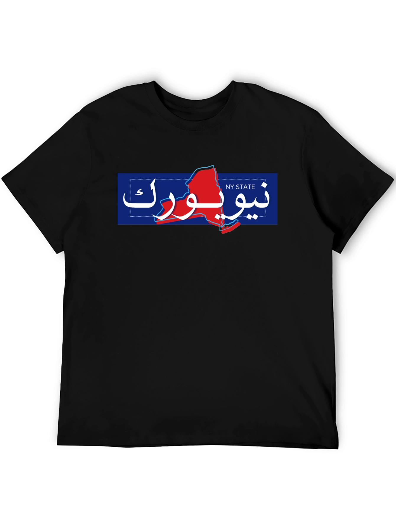 New York State Arabic Text T-Shirt