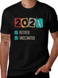 2021 Retired & Vaccinated T-Shirt