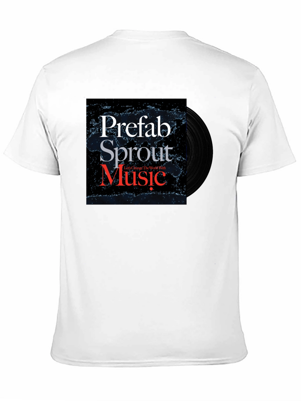 Prefab Sprout Music T-Shirt Black Cotton