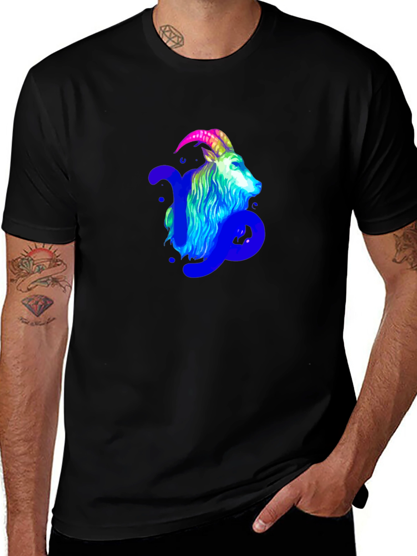 Capricorn Zodiac Graphic T-Shirt