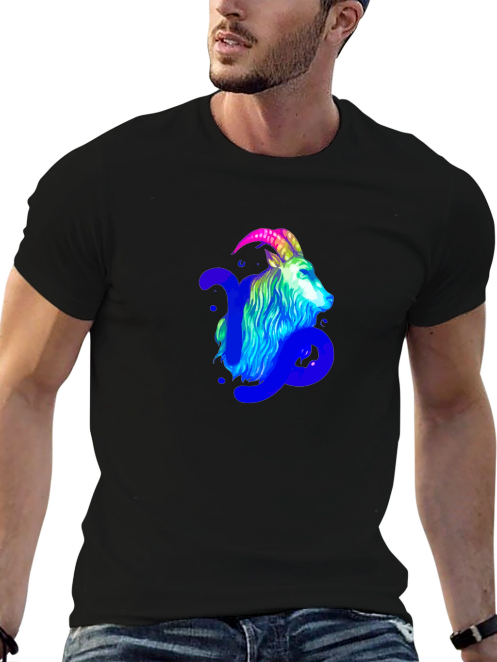 Capricorn Zodiac Graphic T-Shirt