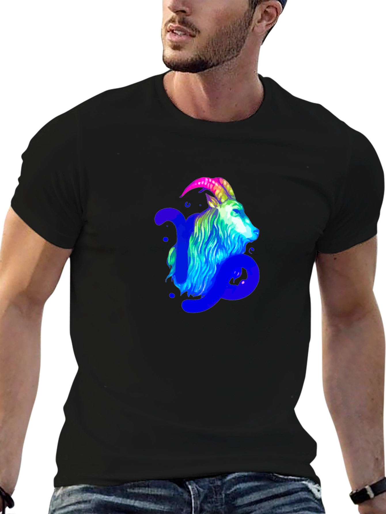 Capricorn Zodiac Graphic T-Shirt