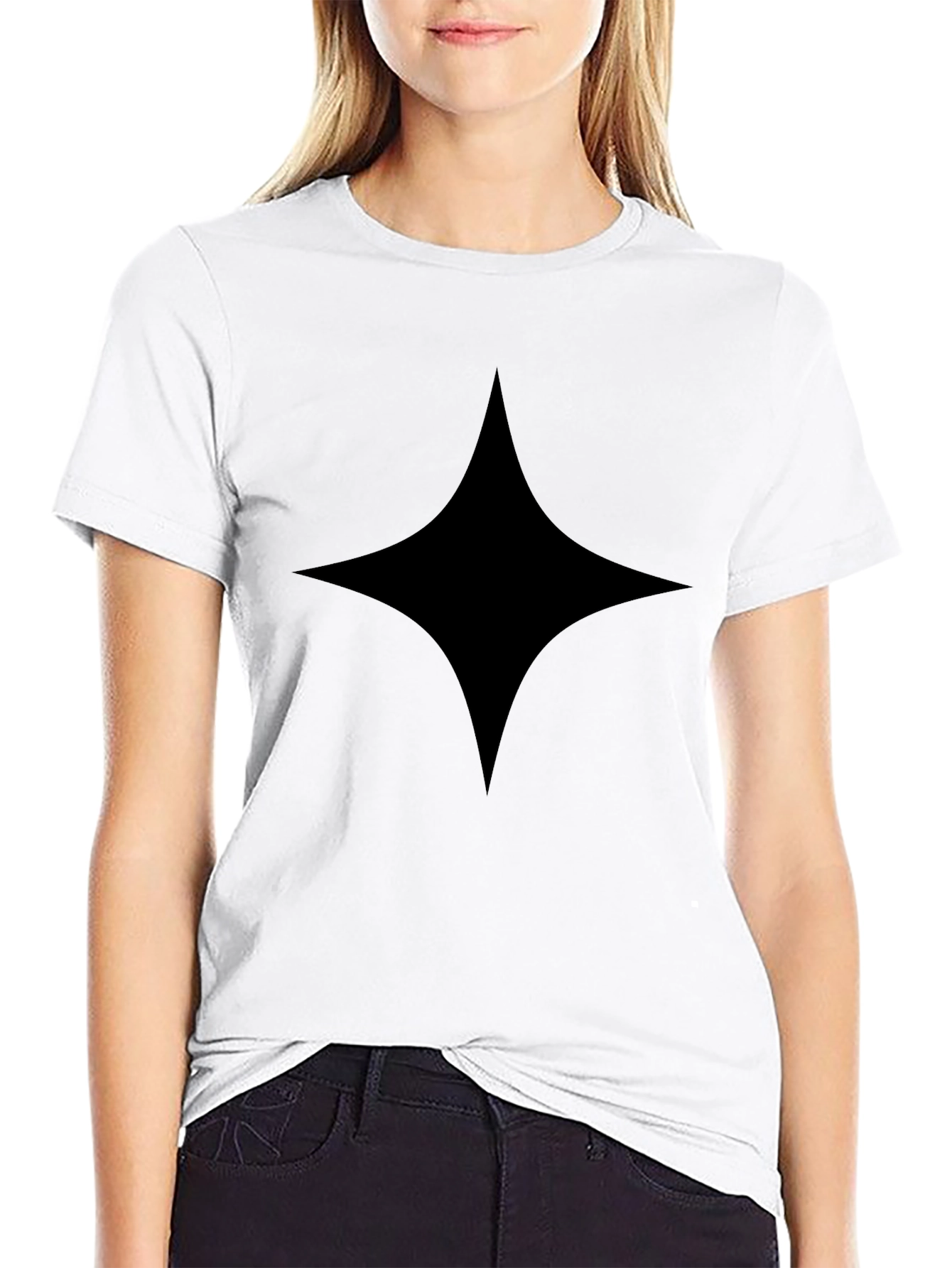 Black Diamond Graphic Tee - Modern Style