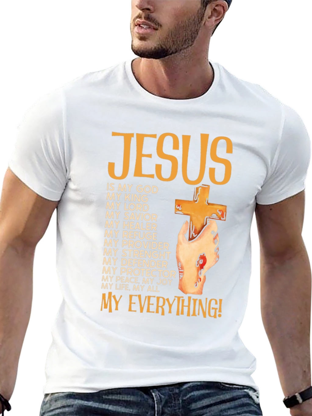 Jesus Is My Everything T-Shirt - Faith Based Apparel